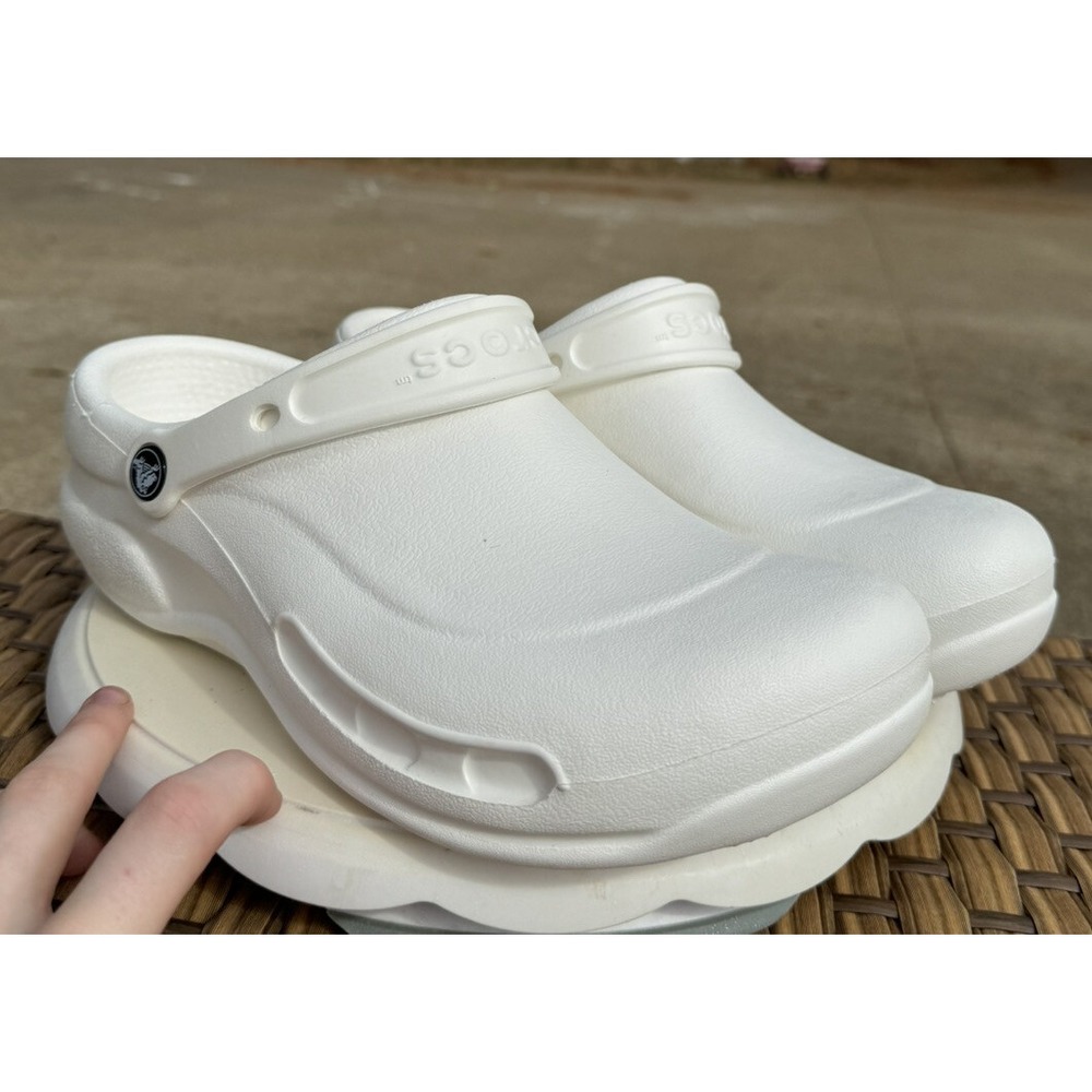 Vintage Y2K Crocs Specialist II Work Clogs Gorpcore White Mens 10 Wmns 12